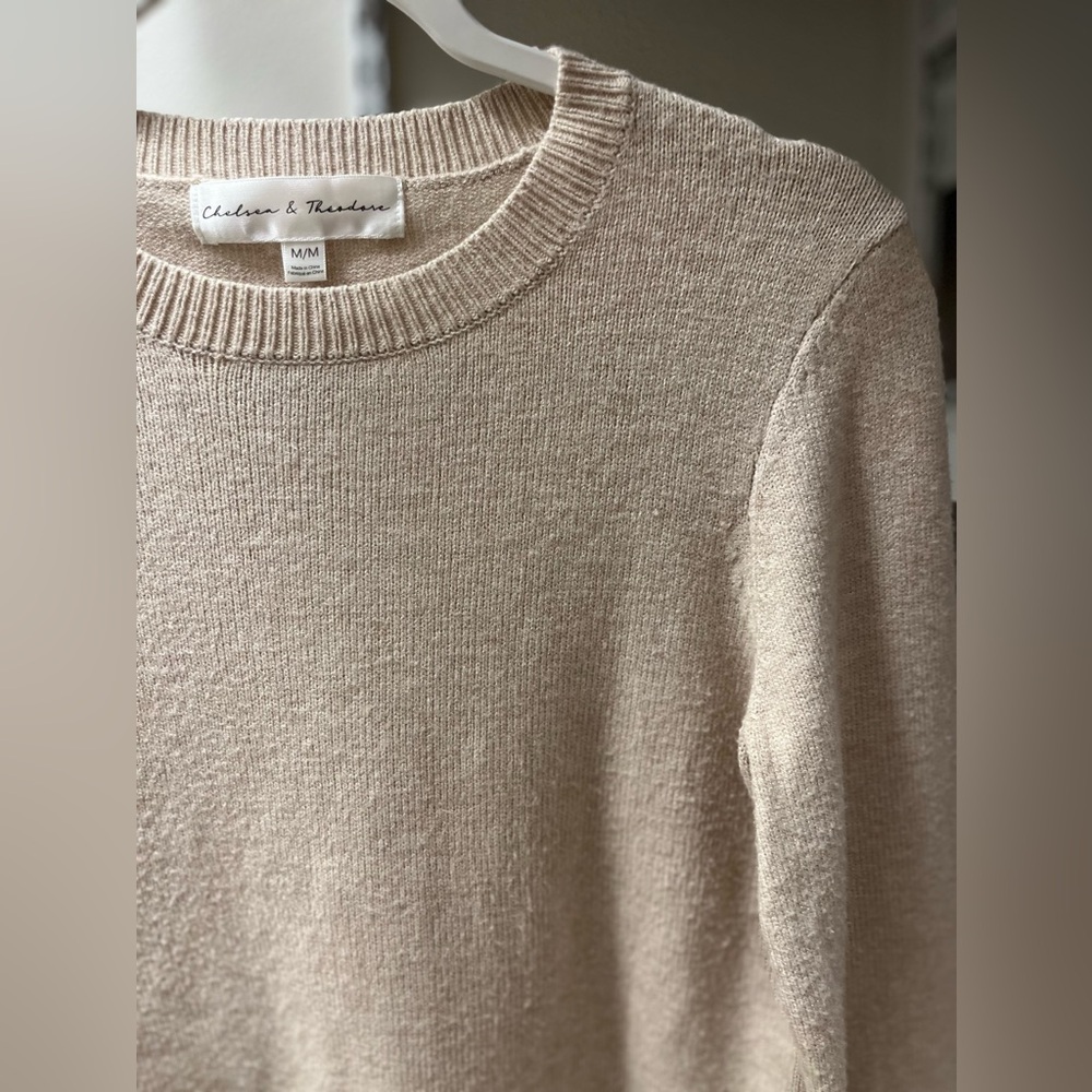 Chelsea & Theodore Soft Cream Ribbed Sweater *Perfect for Valentine’s Day!* 💕